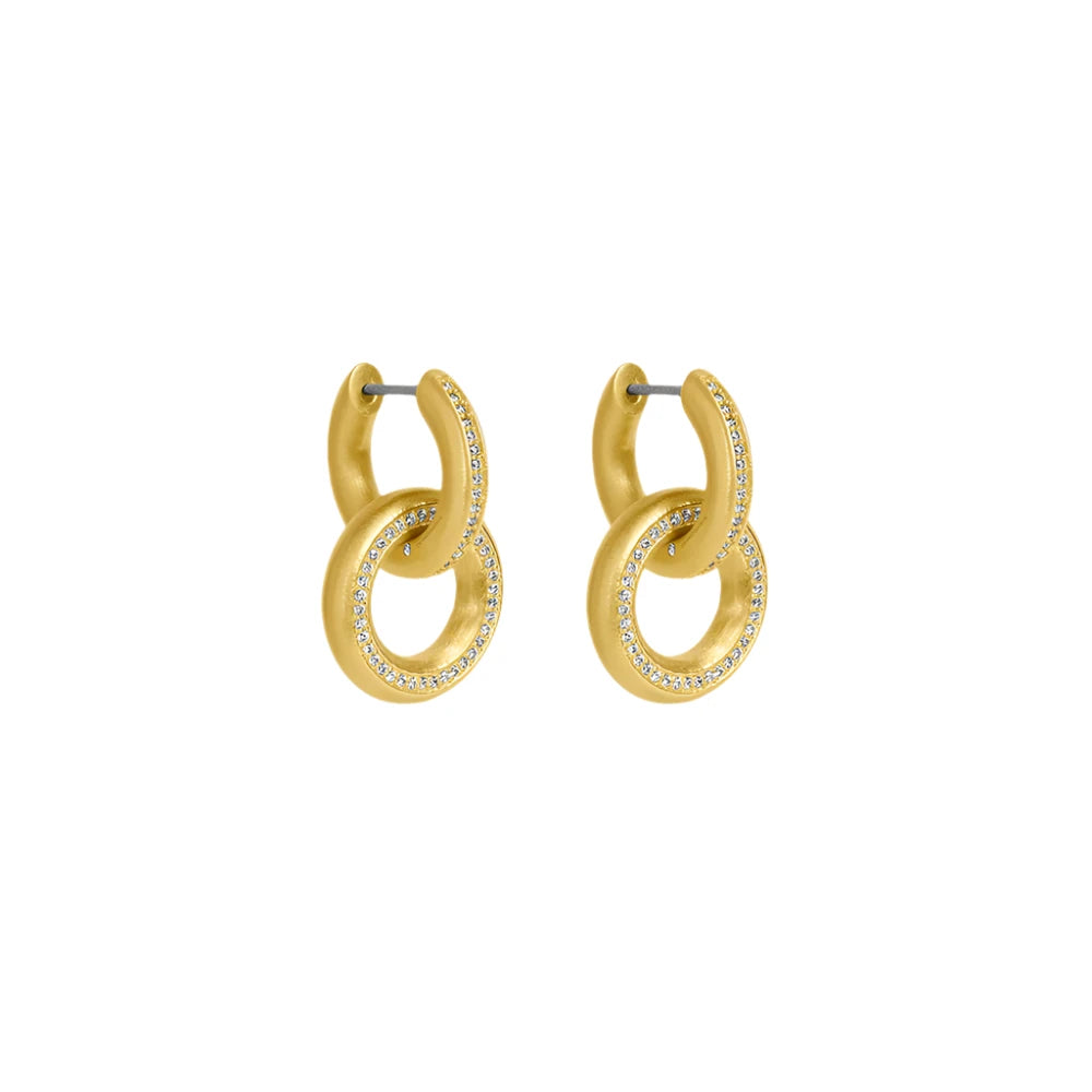 Colette Pave Drop Earrings