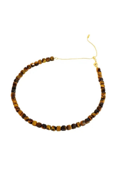 Nomad Beaded Necklace with Slider