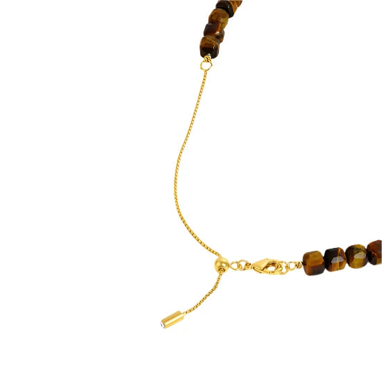 Nomad Beaded Necklace with Slider