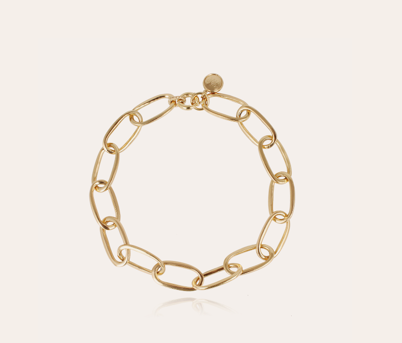 Maille Oval Large Gold Bracelet