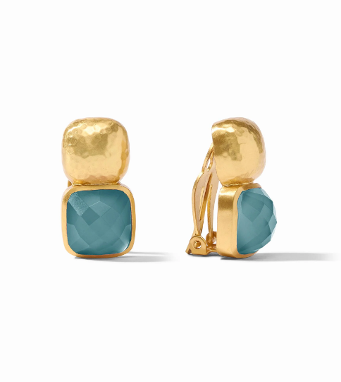 Catalina Clip-On Gold Earring