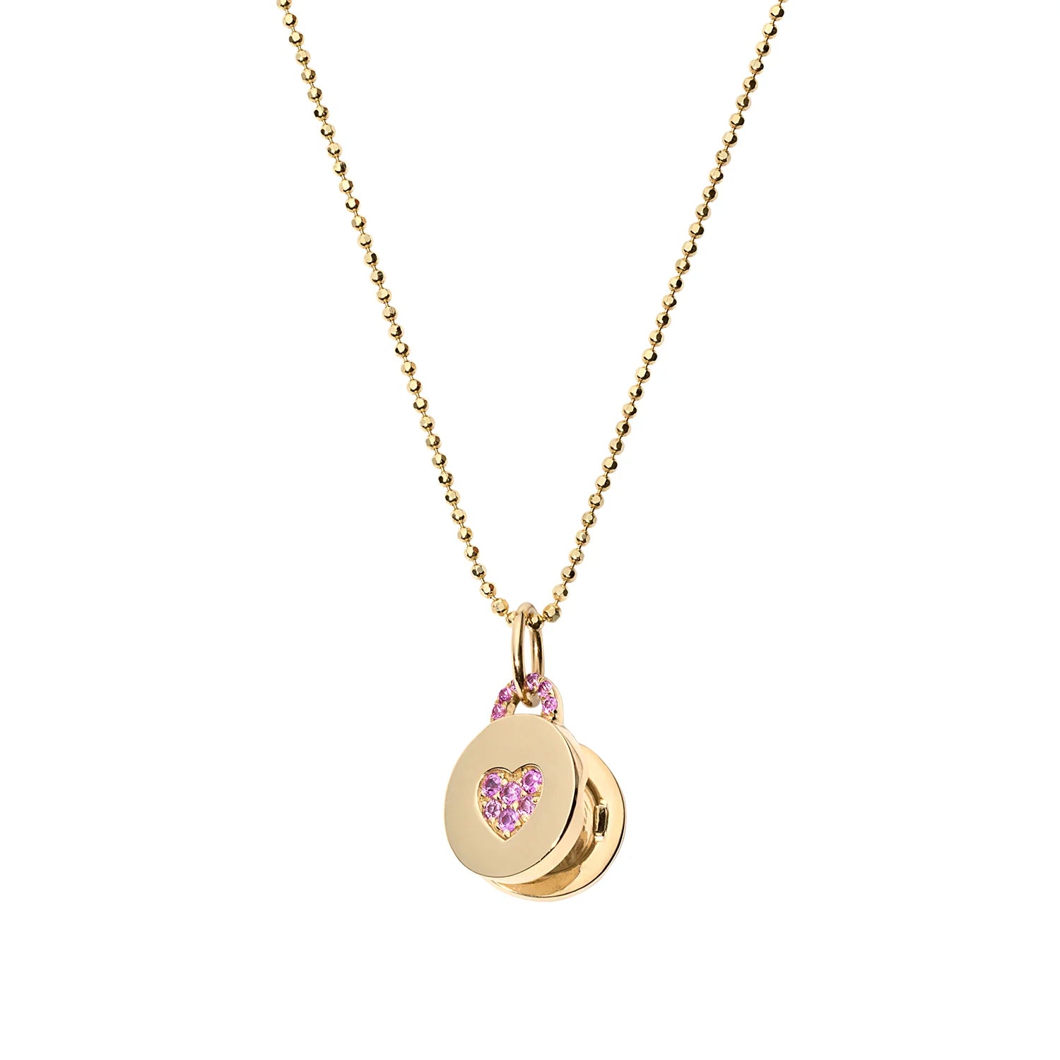 14KY Mini Sweetheart Locket Pk