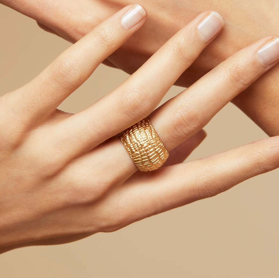 Gold Wide Ring