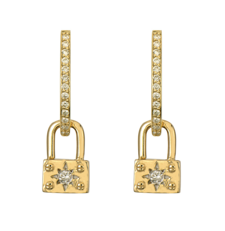 Louis Vuitton Fall in Love Earrings PM Gold Metal