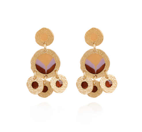 Illusion Earrings Gold